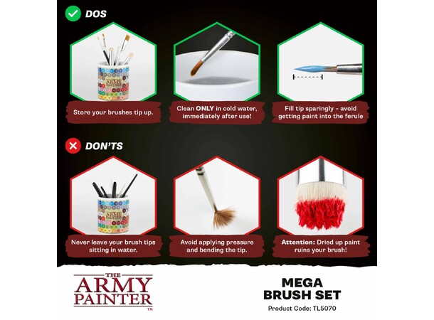 Mega Brush Set Army Painter - 2025 