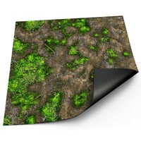 Neoprene Mat 4x4 Boneblight Marsh Green Stuff World - 120 x 120 cm
