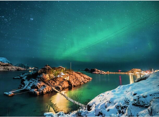 Northern Lights in Tromsø 500 bitar Pussel - Ravensburger Puzzle 