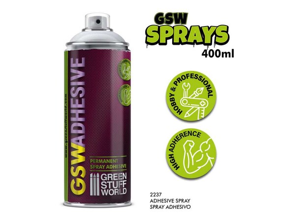 Permanent Adhesive Spray 400ml Green Stuff World 