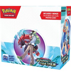 Pokemon Journey Together ENHANCED Box Booster Box med promo-kort
