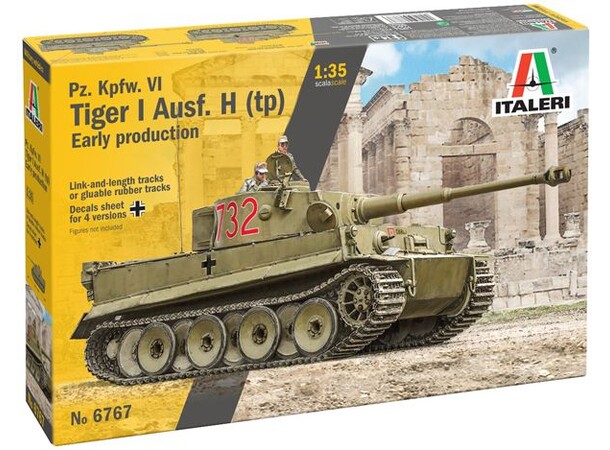 Pz. Kpfw VI Tiger I Ausf. H (tp) Italeri 1:35 Byggsats 