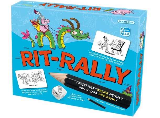 Rit Rally Brädspel Svensk utgåva 