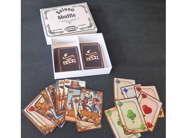 Saloon Shuffle Kortspel 