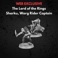 Sharku Warg Rider Captain Middle-earth Strategy Battle Game