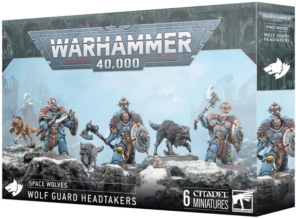 Space Wolves Wolf Guard Headtakers Warhammer 40K 