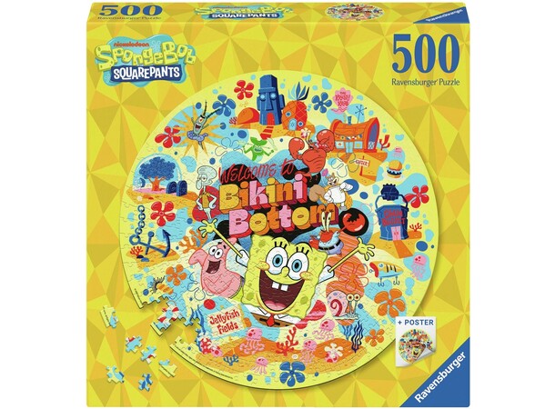 Spongebob Squarepants 500 bitar Pussel Ravensburger Puzzle 