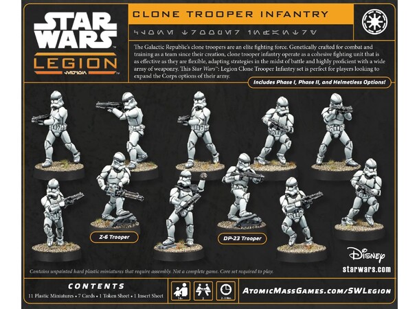 Star Wars Legion Clone Trooper Infantry 
