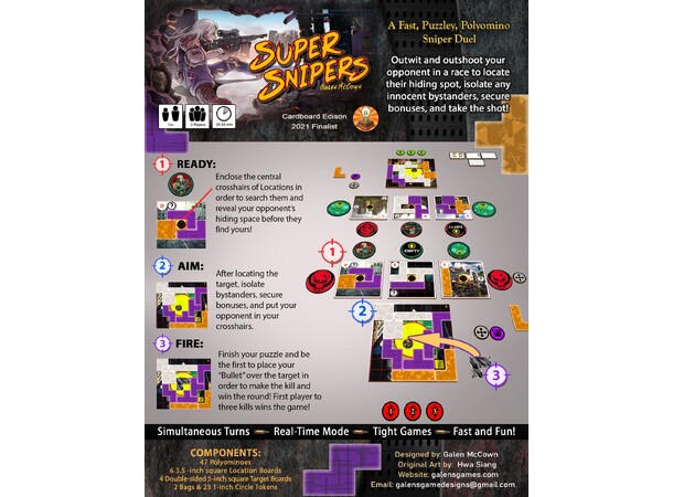 Super Snipers Brädspel 