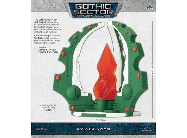Terräng Eldar Thermo Plasma Generator Battlefield in a Box - Gothic Sector 
