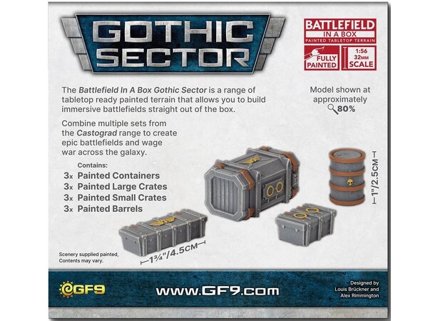 Terräng Scatter Terrain Battlefield in a Box - Gothic Sector 