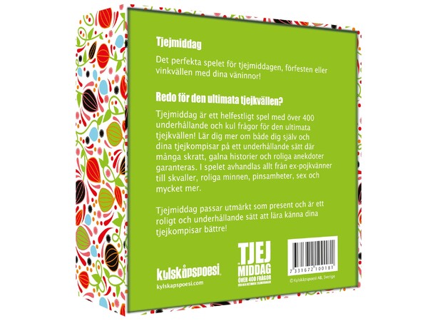 Tjejmiddag Partyspel Svensk utgåva 