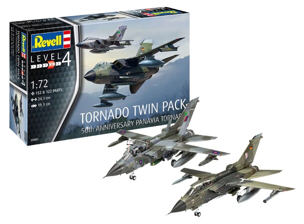 Tornado Twin Pack 50th Anniversary Revell 1:72 Byggsats 