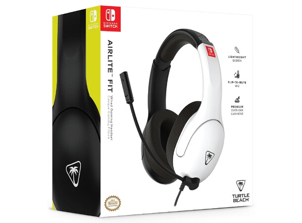 Turtle Beach Airlite Fit Headset Switch För Switch och Switch 2 