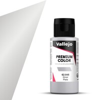 Vallejo Premium Silver 60ml Premium Airbrush Color