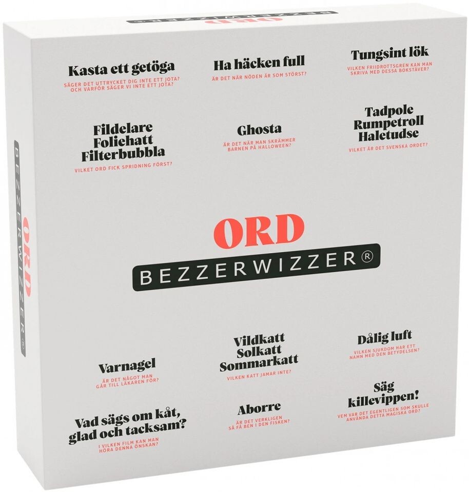 Bezzerwizzer Ord Brädspel Svensk utgåva