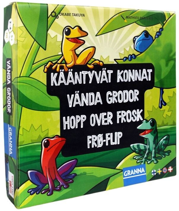 Vända Grodor Brädspel Svensk utgåva