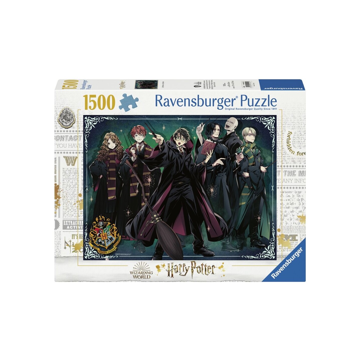 Harry Potter Anime 1500 bitar Pussel Ravensburger Puzzle