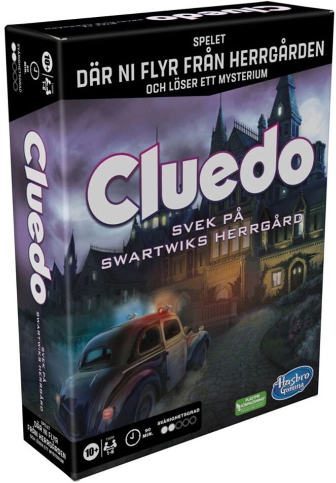 Cluedo Flykt Brädspel Svek på Swartwiks herregård
