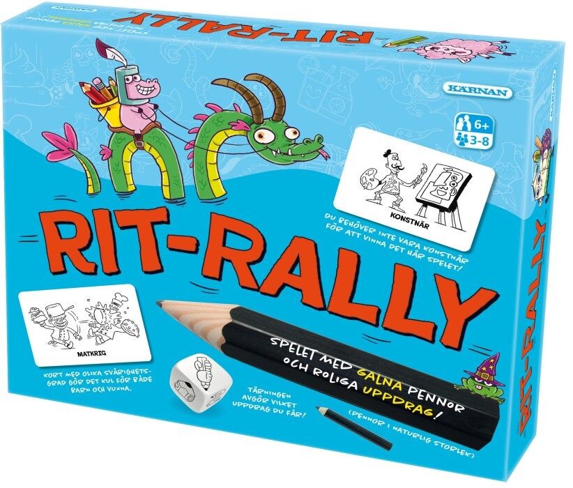 Rit Rally Brädspel Svensk utgåva