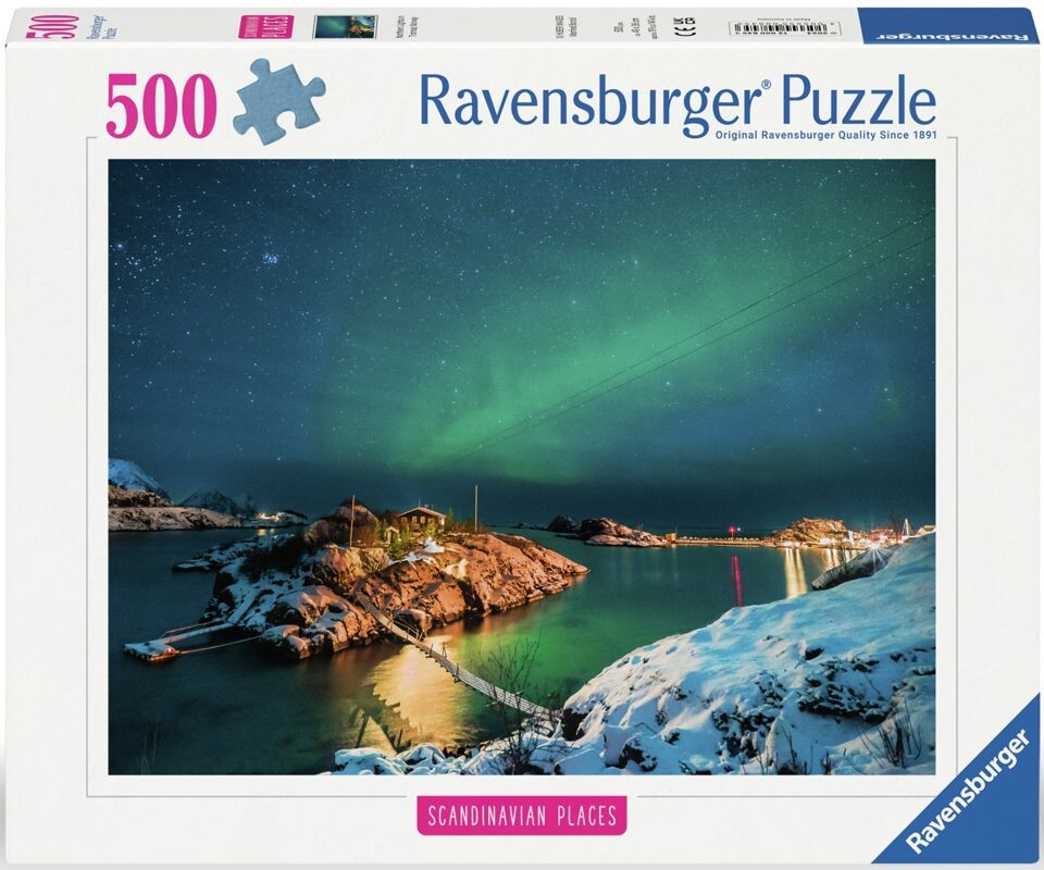 Northern Lights in Tromsø 500 bitar Pussel - Ravensburger Puzzle