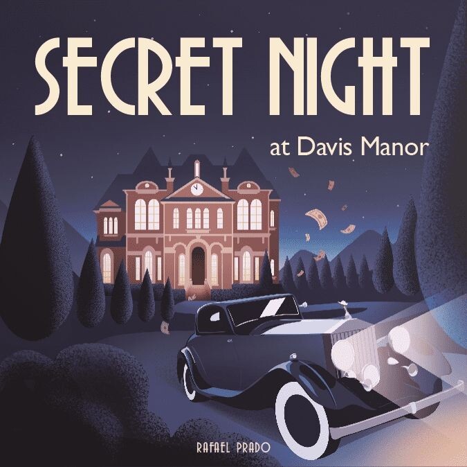 Secret Night at Davis Manor Brädspel