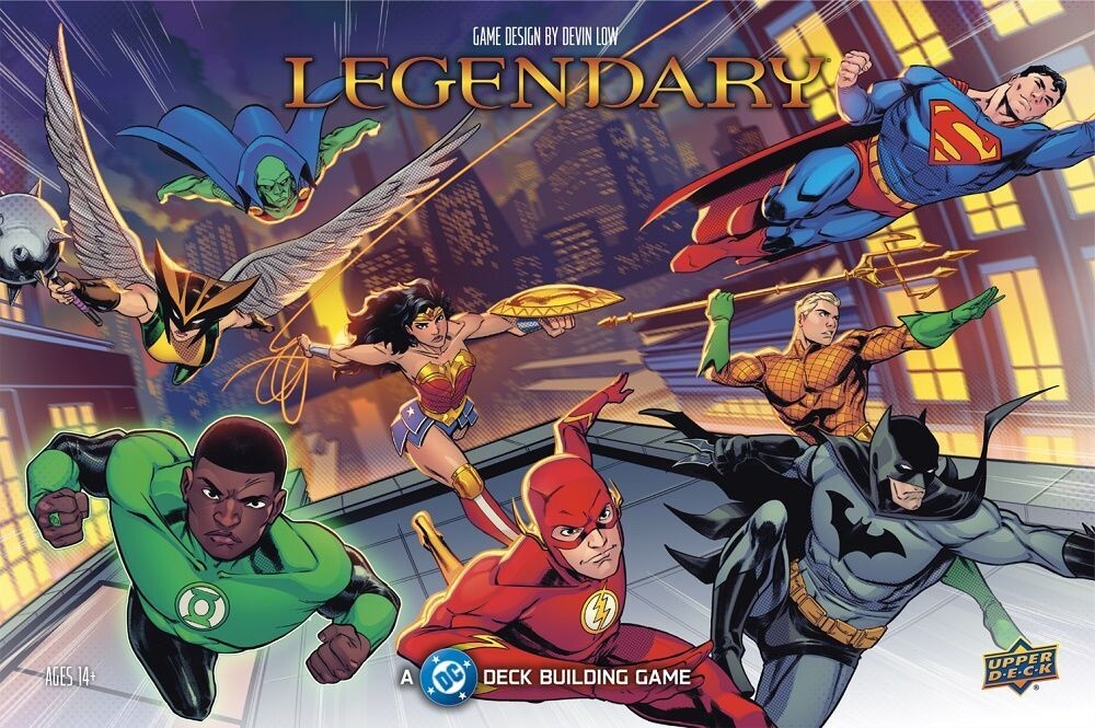 Legendary DC Core Set Kortspel A DC Deck Building Game