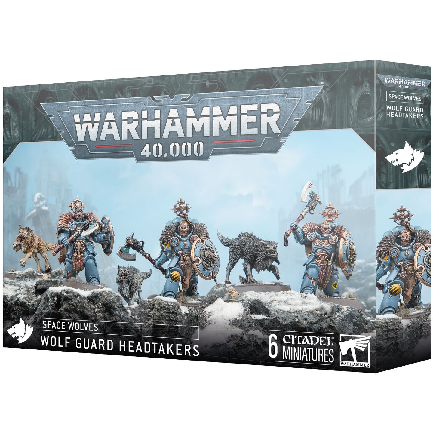 Space Wolves Wolf Guard Headtakers Warhammer 40K